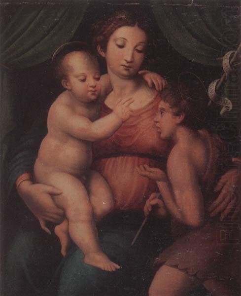 The Madonna and child with the infant saint john the baptist, unknow artist